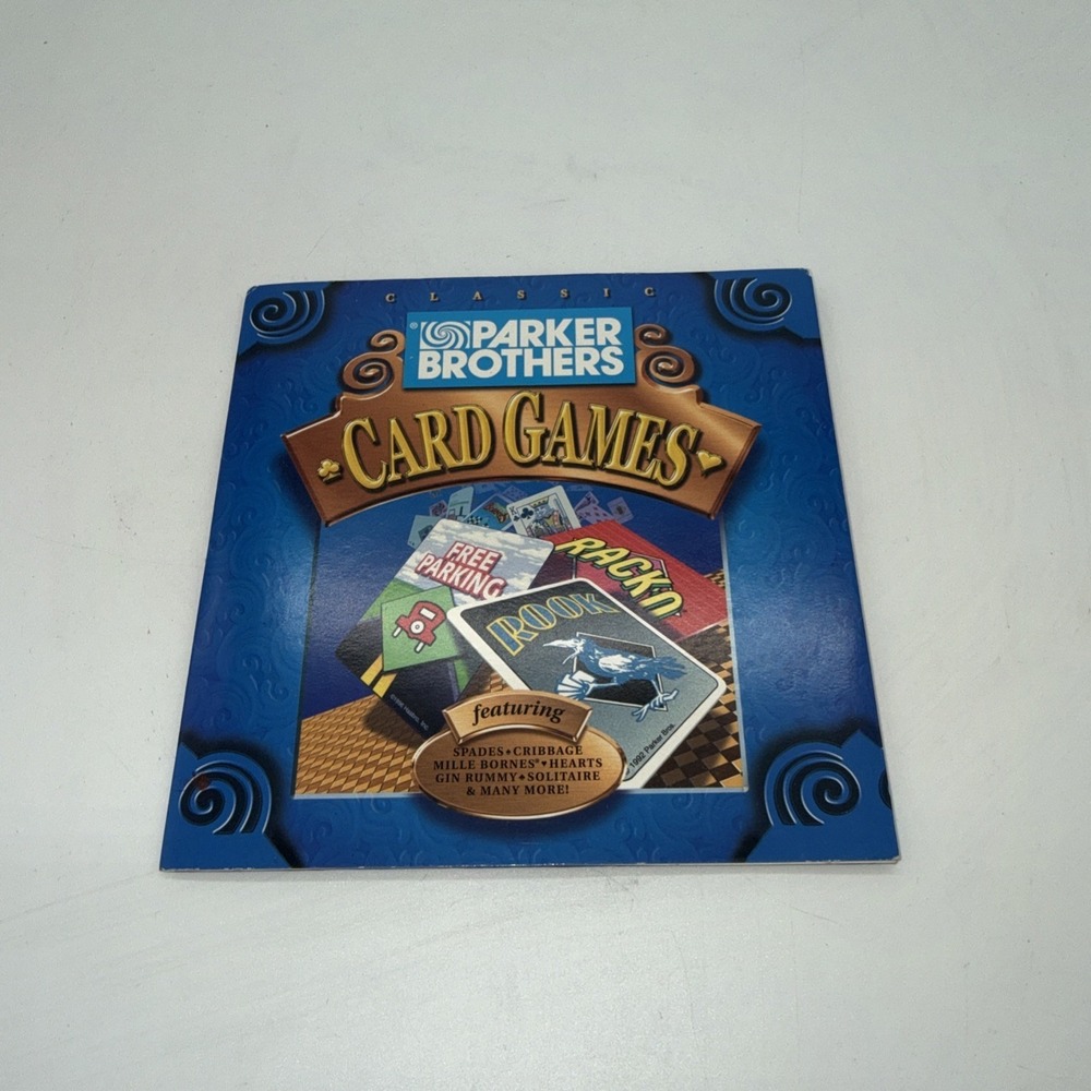 Parker Brothers Classic Card Games PC CD-ROM Hasbro Interactive Windows 95 / 98